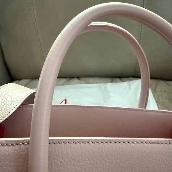 Christian Louboutin Blush Pink Studded Satchel - Picture 10 of 15